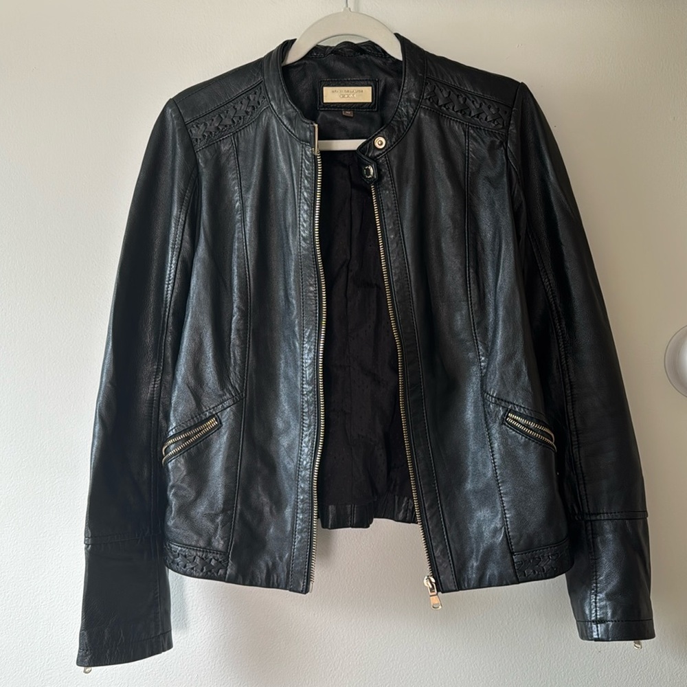 Grain de Malice Leather Jacket
